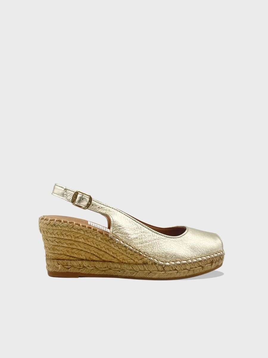 Alpargata de cuña estilo peep toe | CROACIA