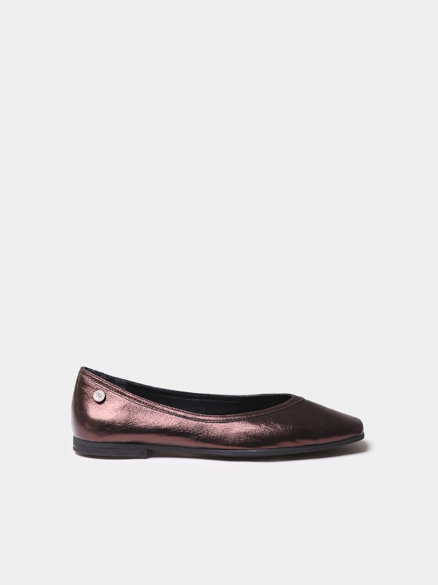 Ballerinas en cuero efecto brillante | MELISA-MT